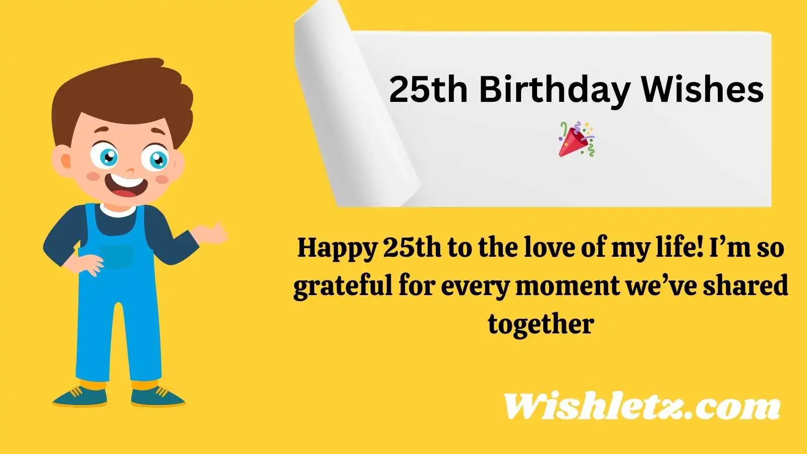 25th Birthday Wishes 🎉