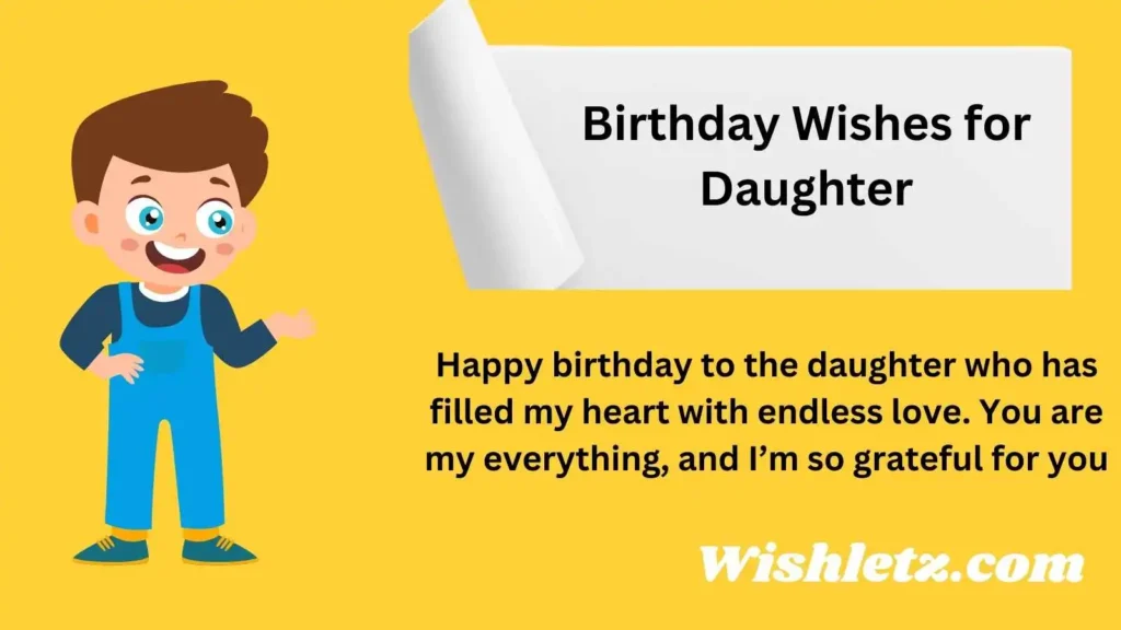 Birthday Wishes for Daughter