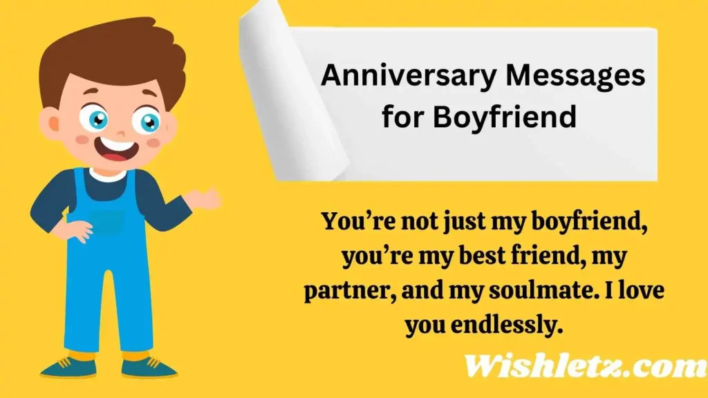Anniversary Messages for Boyfriend
