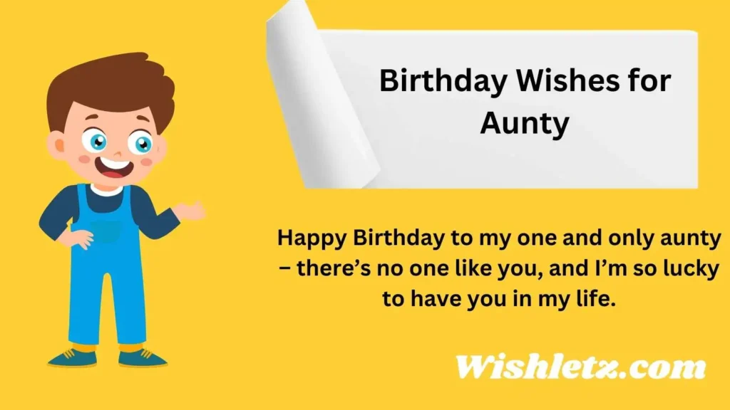 Birthday Wishes for Aunty