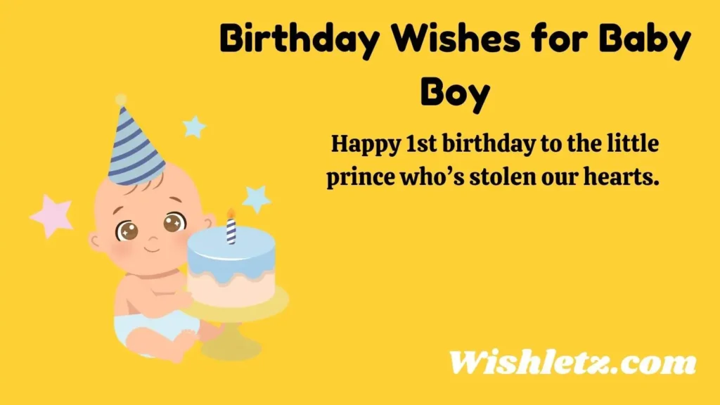 Birthday Wishes for Baby Boy