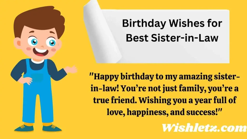 Birthday Wishes for Best Sister-in-Law