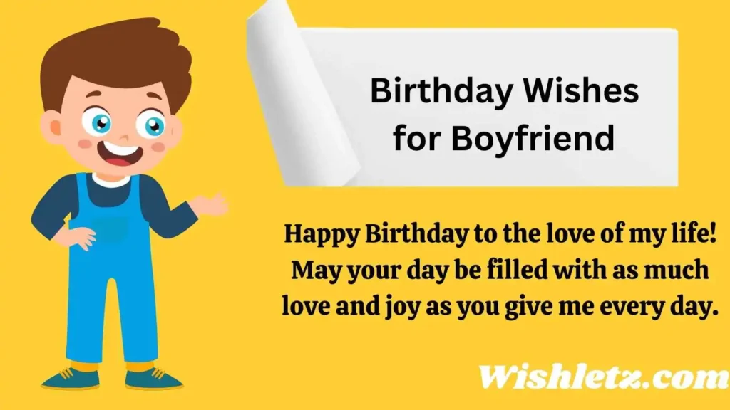 Birthday Wishes for Boyfriend