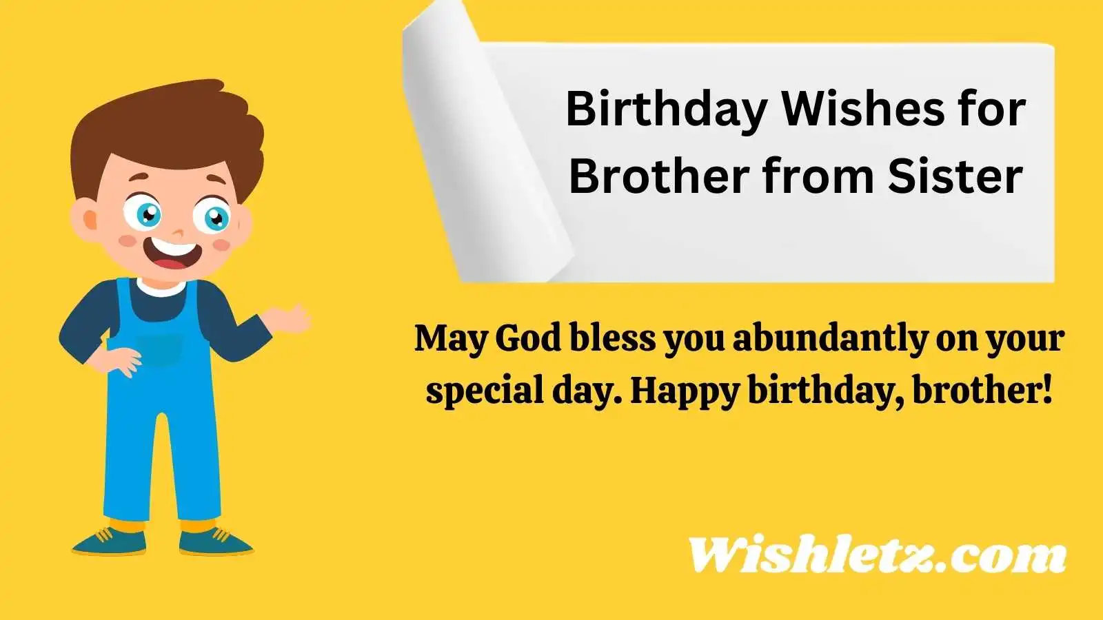 Birthday Wishes for Brother from Sister