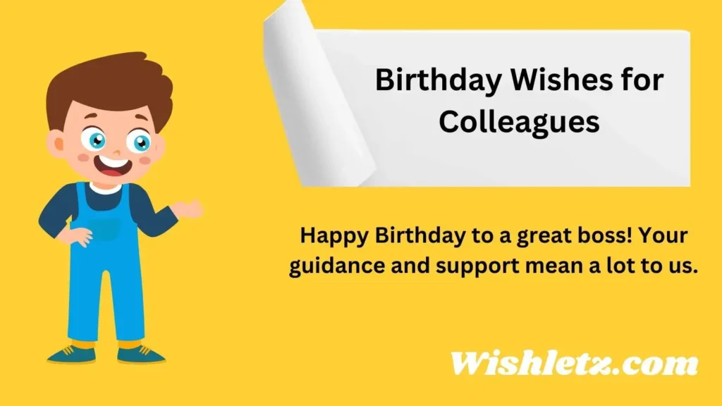 Birthday Wishes for Colleagues