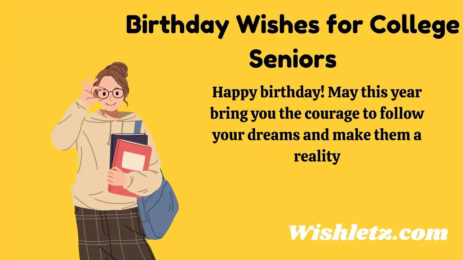 Birthday Wishes for College Seniors