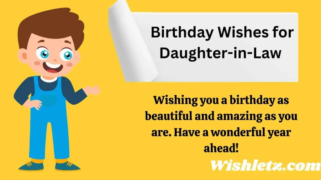 Birthday Wishes for Daughter-in-Law