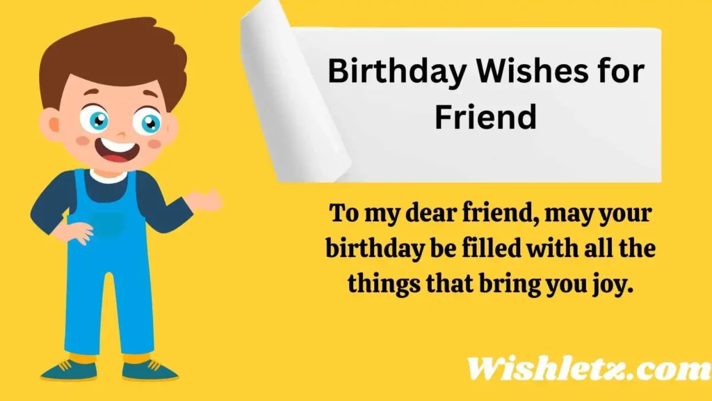 Birthday Wishes for Friend