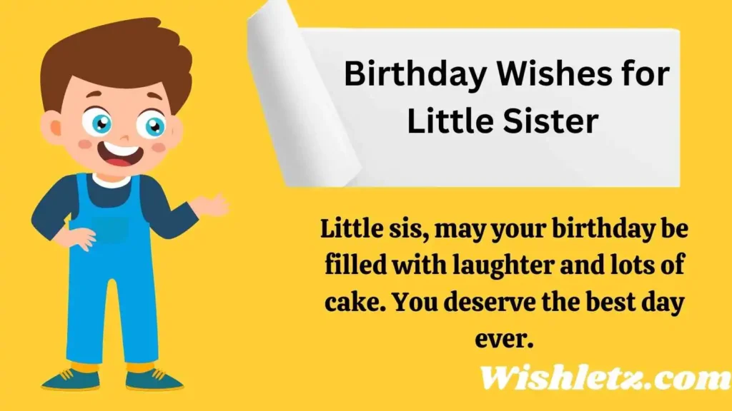 Birthday Wishes for Little Sister
