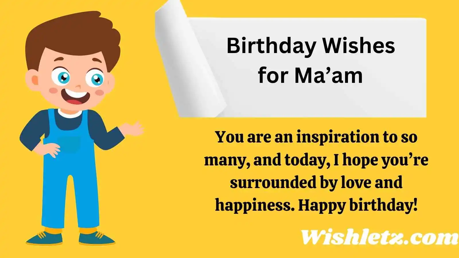 Birthday Wishes for Ma’am