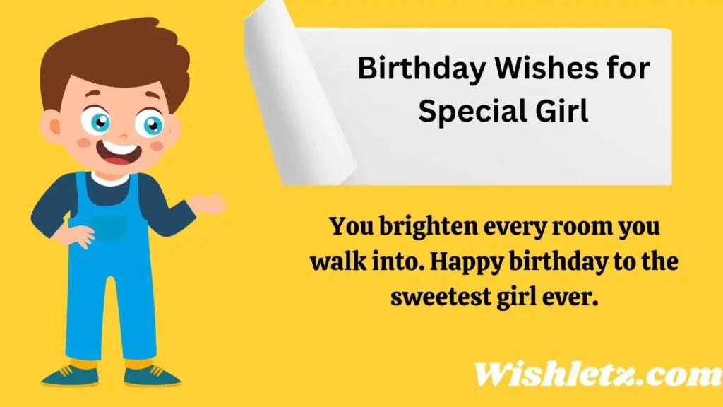 Birthday Wishes for Special Girl