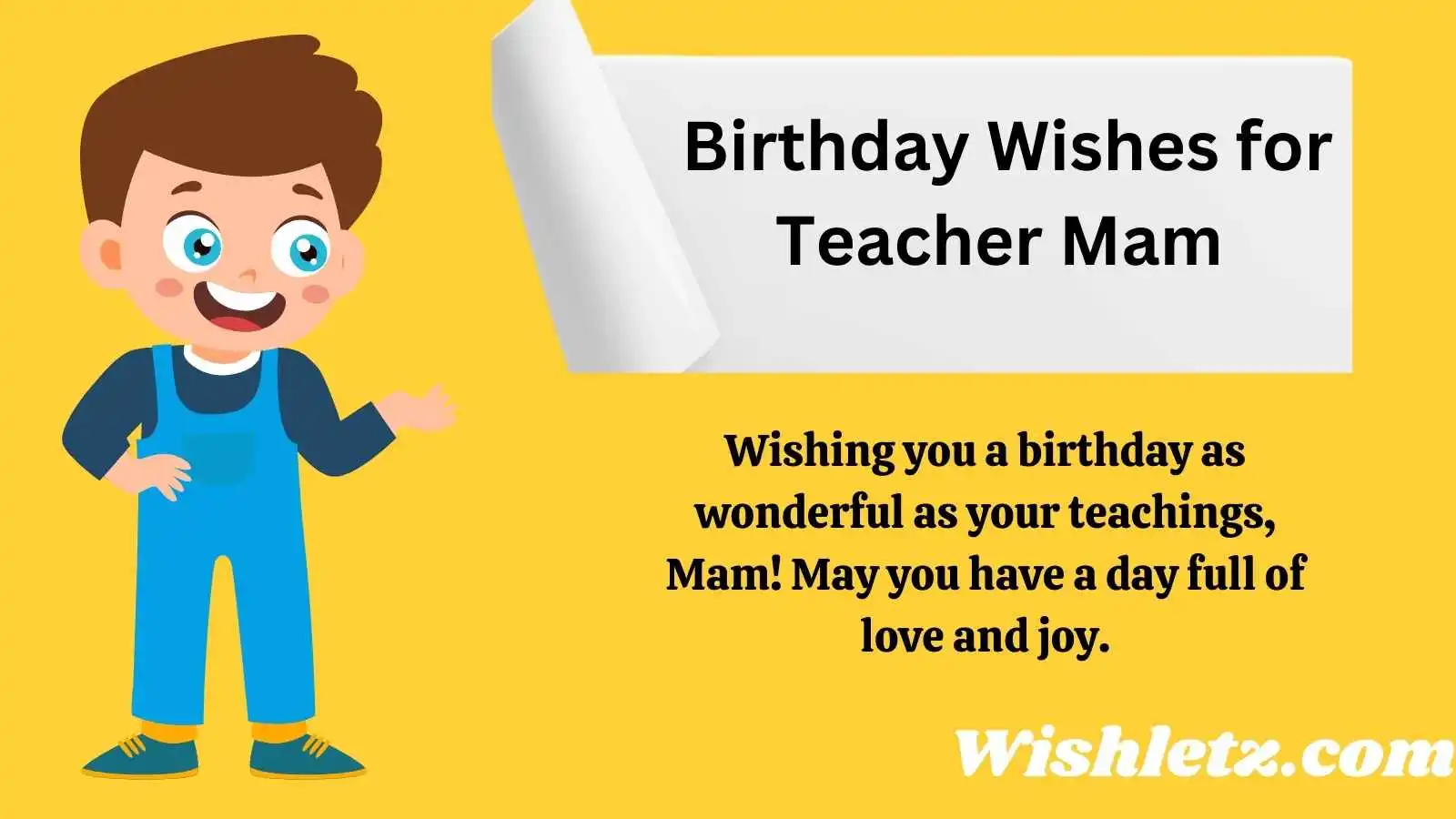 Birthday Wishes for Teacher Mam