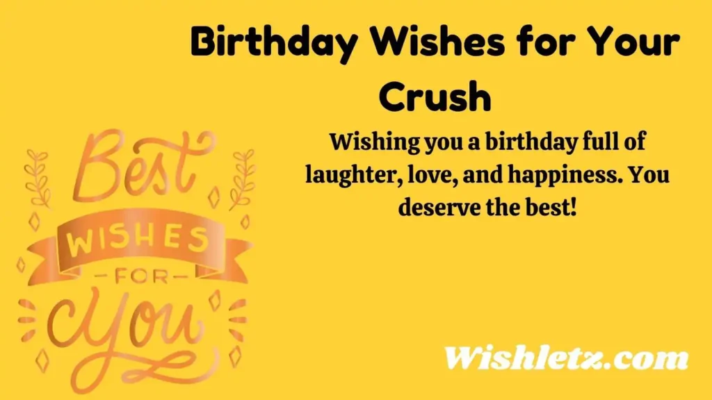 Birthday Wishes for Your Crush