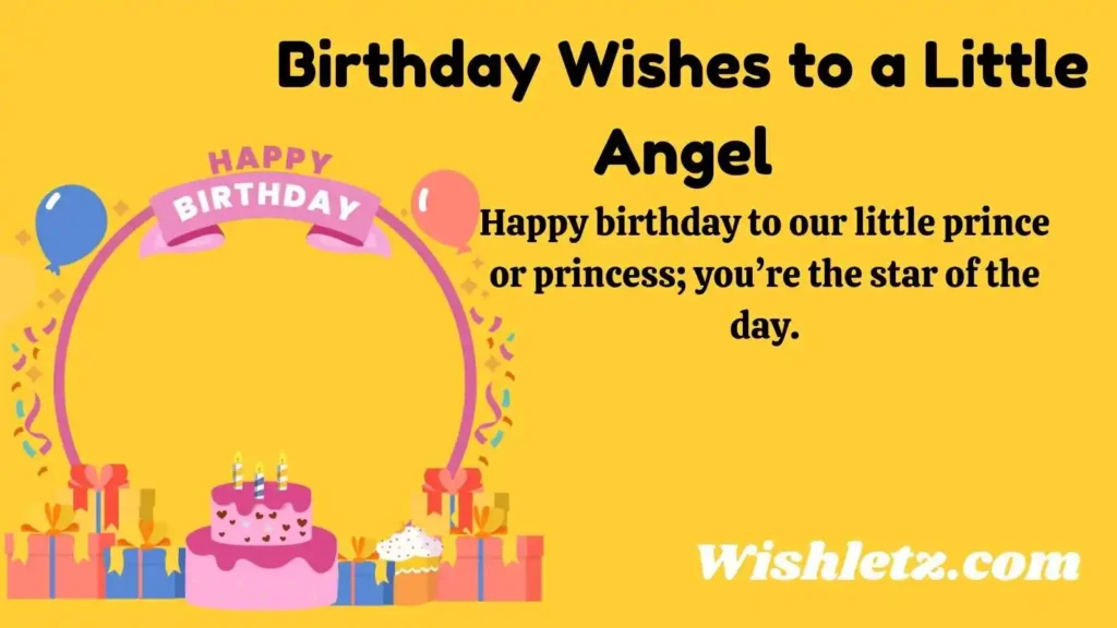 Birthday Wishes to a Little Angel