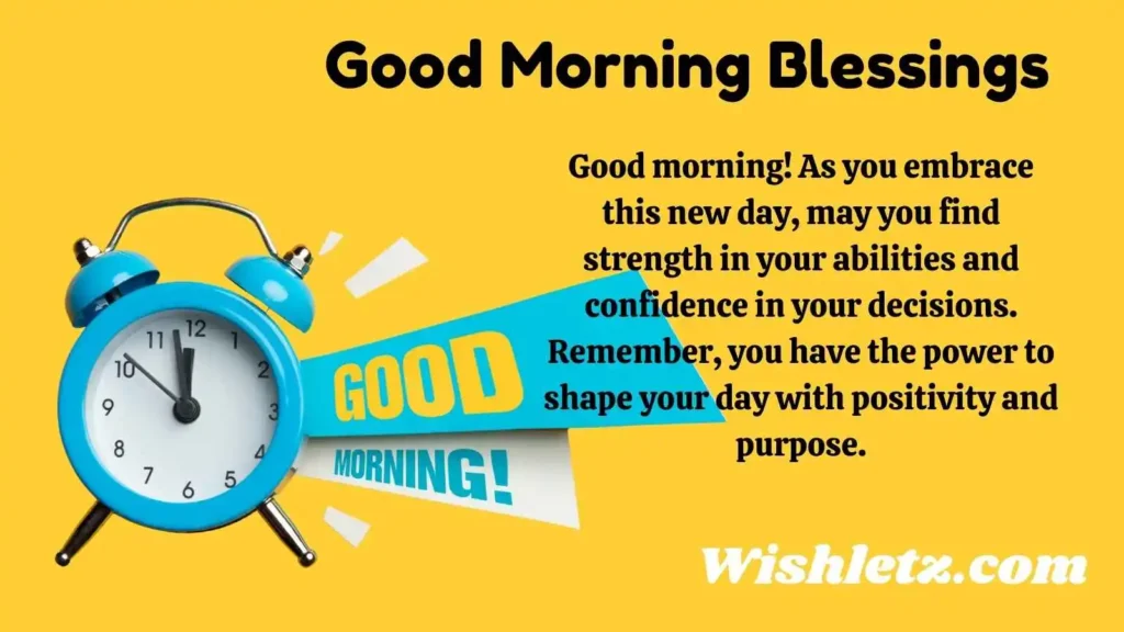 Good Morning Blessings