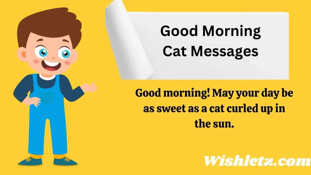 Good Morning Cat Messages