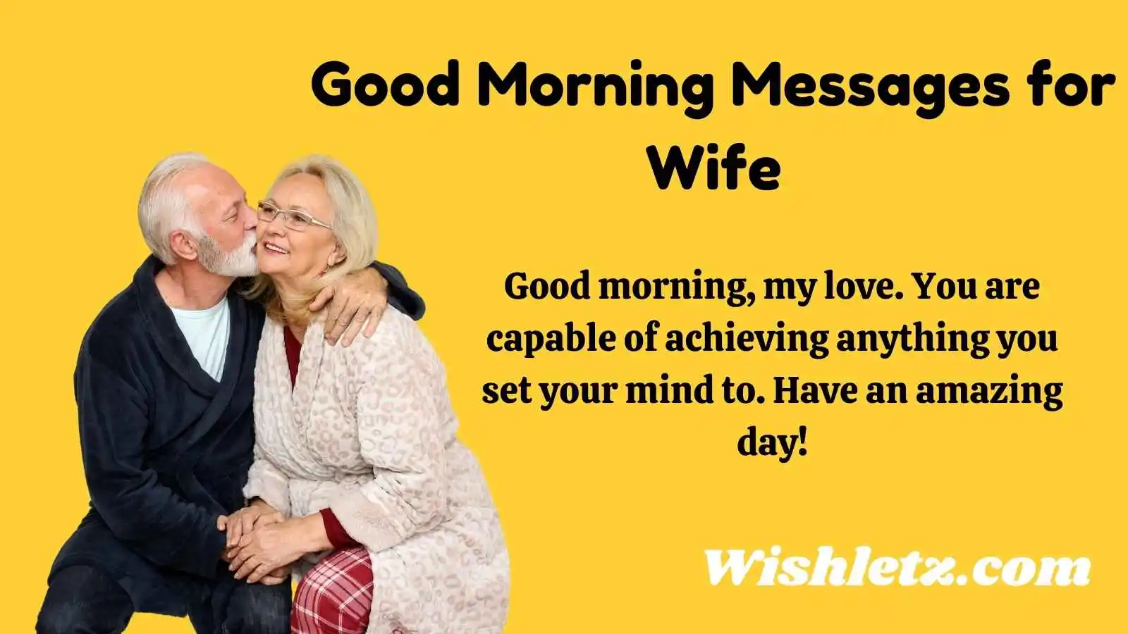 Good Morning Messages for Wife