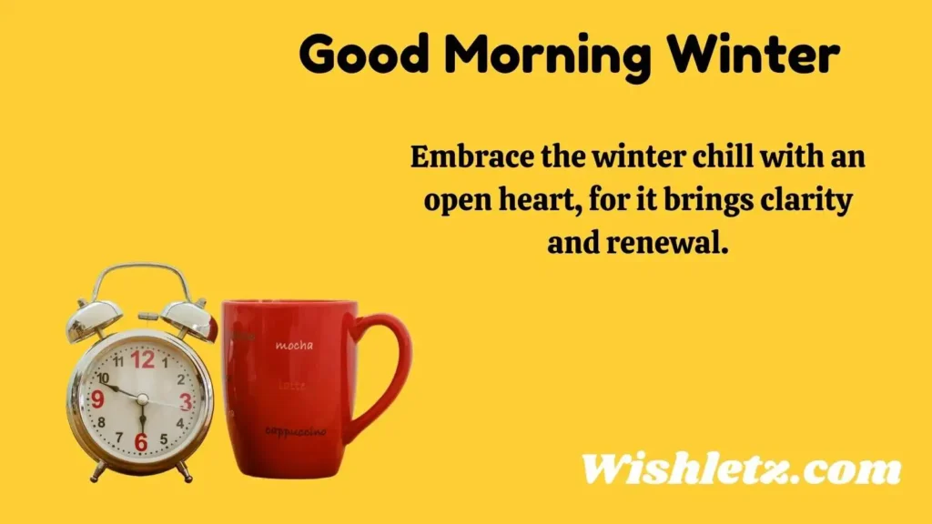 Good Morning Winter