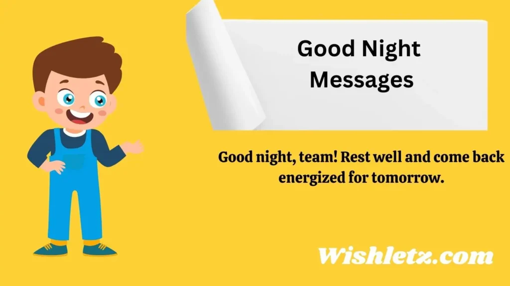 Good Night Messages