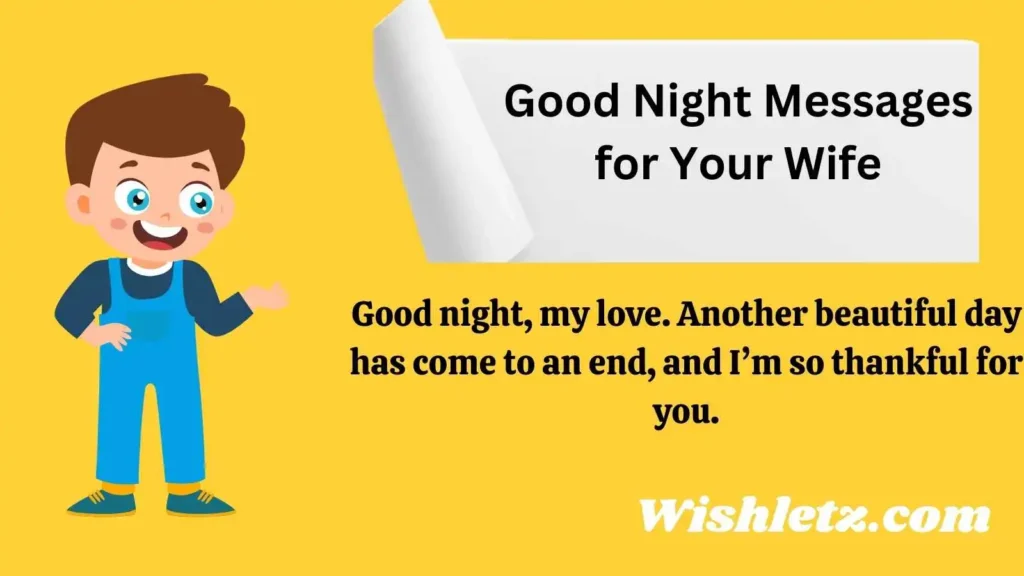 Good Night Messages for Your Wife