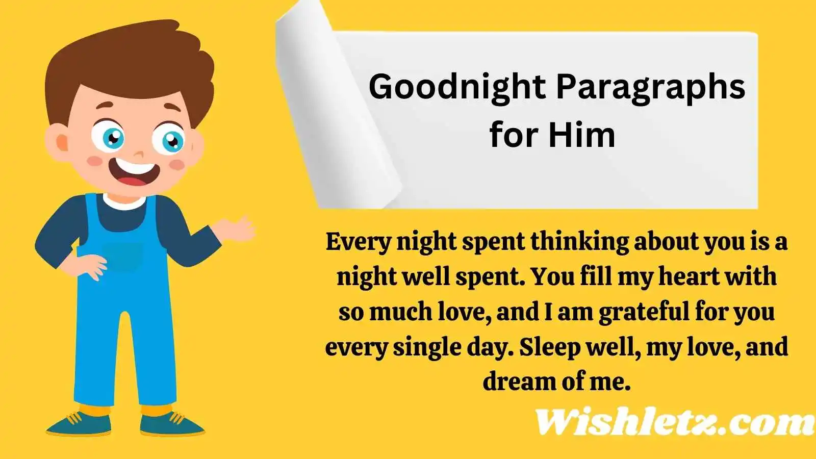 Goodnight Paragraphs for Him