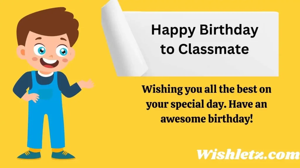 Happy Birthday to Classmate
