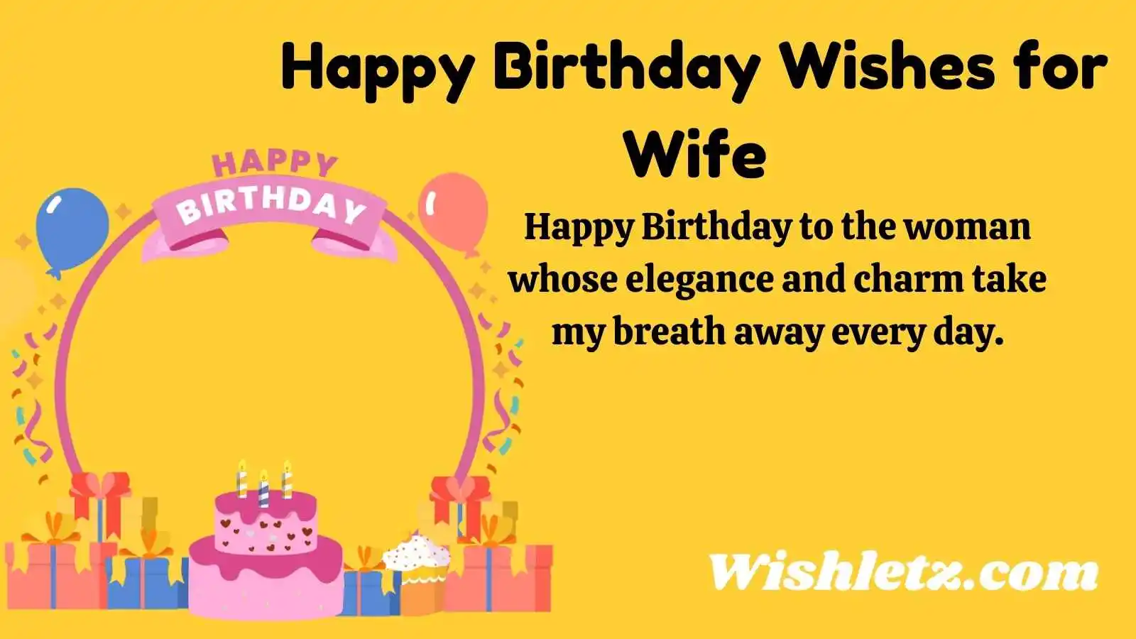 Happy Birthday Wishes for Wife