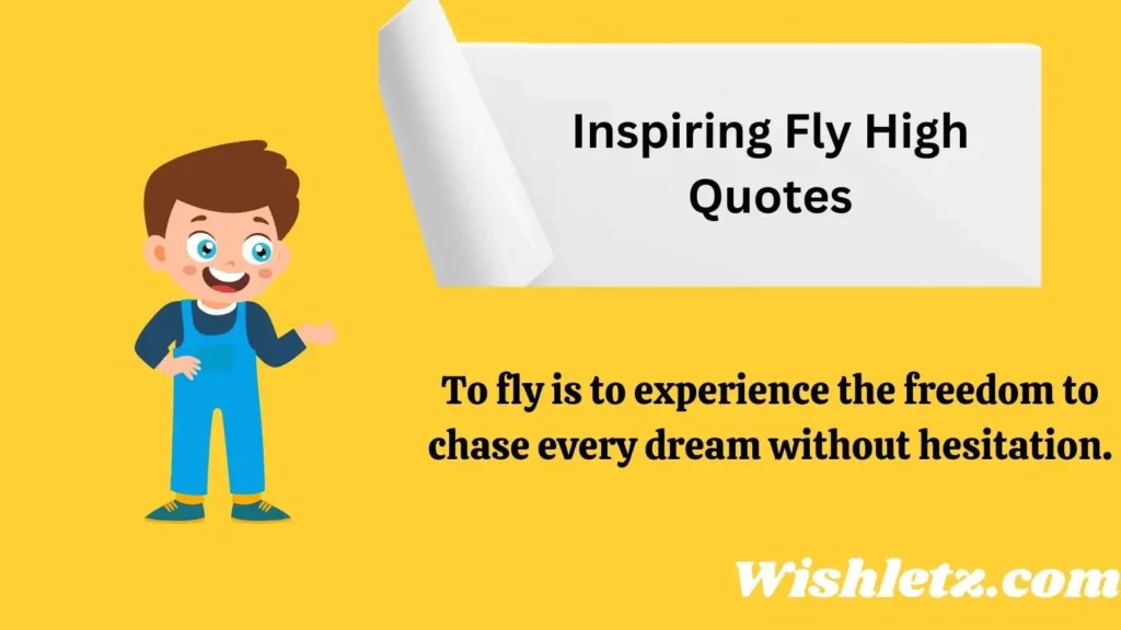 Inspiring Fly High Quotes