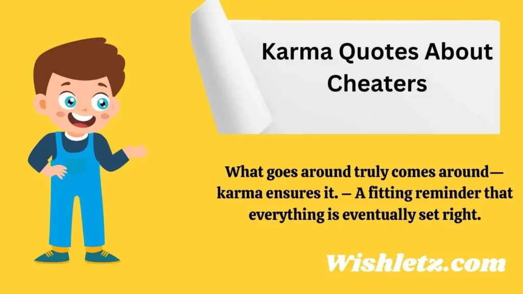 Karma Quotes About Cheaters