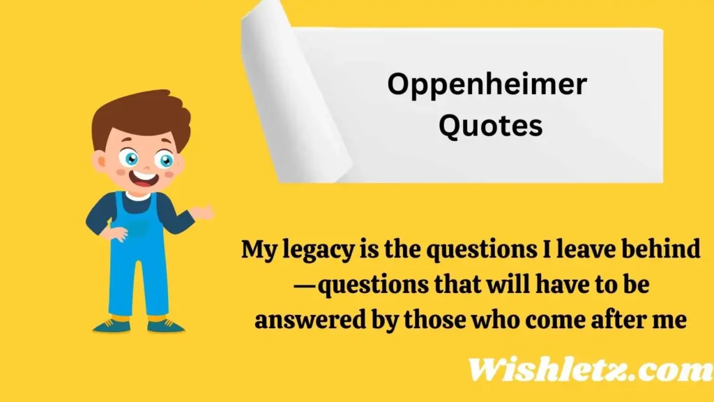 Oppenheimer Quotes