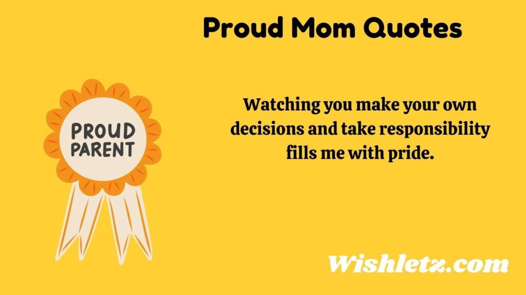 Proud Mom Quotes