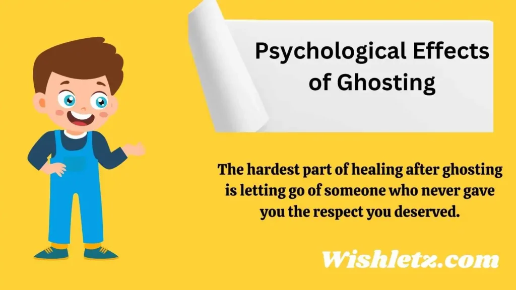 Psychological Effects of Ghosting
