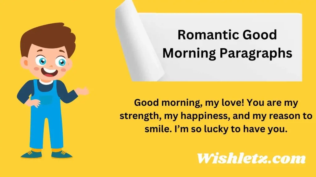 Romantic Good Morning Paragraphs