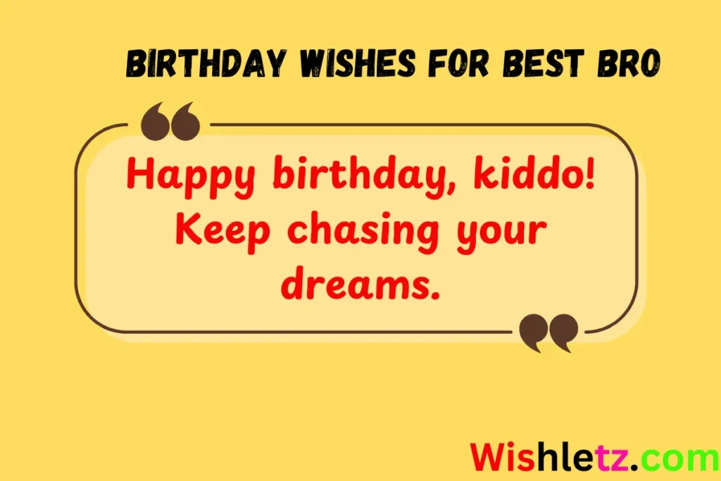 Birthday Wishes for Best Bro