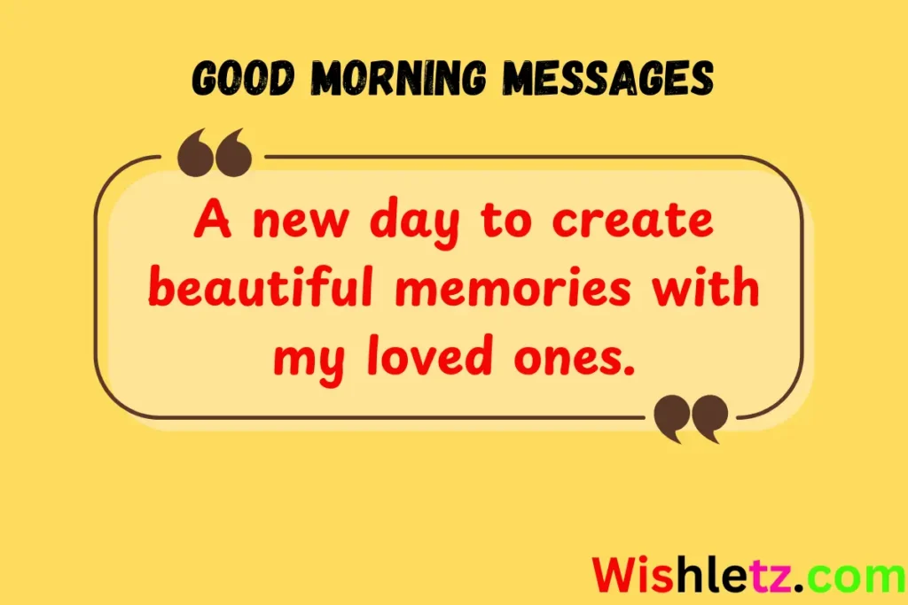 Good Morning Messages