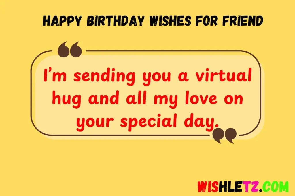 Happy Birthday Wishes for Friend