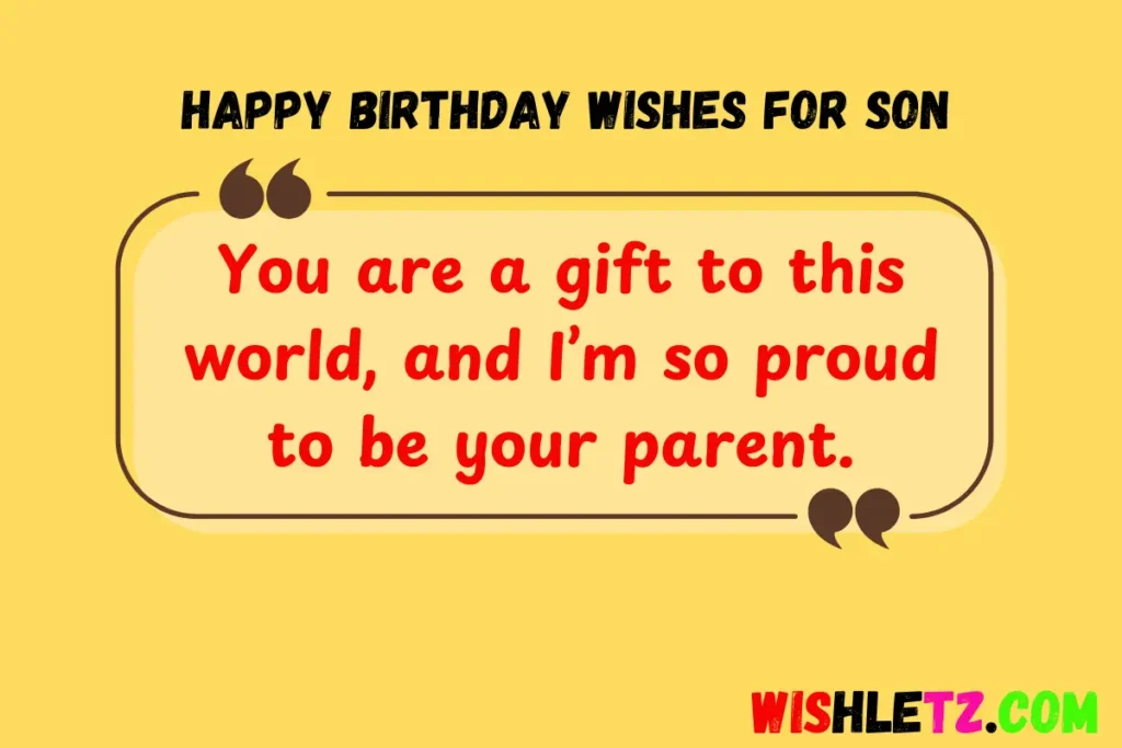 Happy Birthday Wishes for Son 
