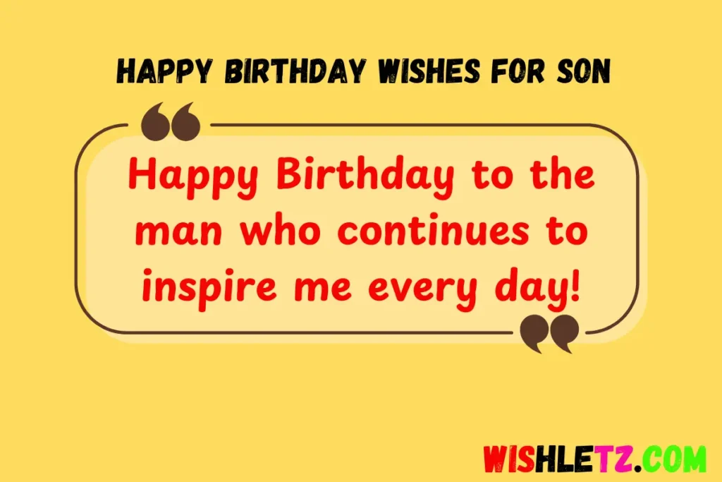 Happy Birthday Wishes for Son 