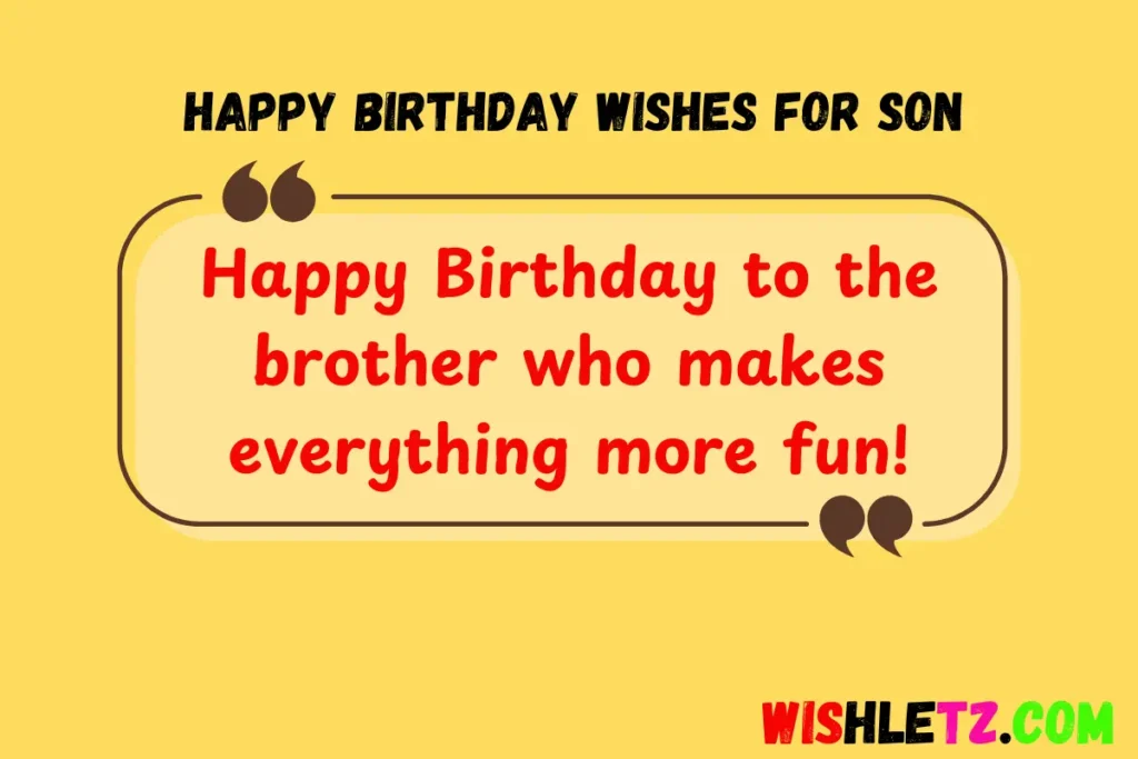 Happy Birthday Wishes for Son 