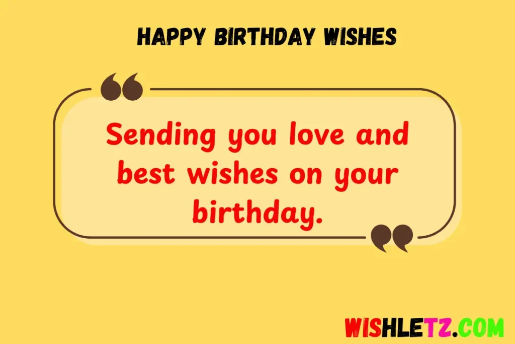 Happy Birthday Wishes