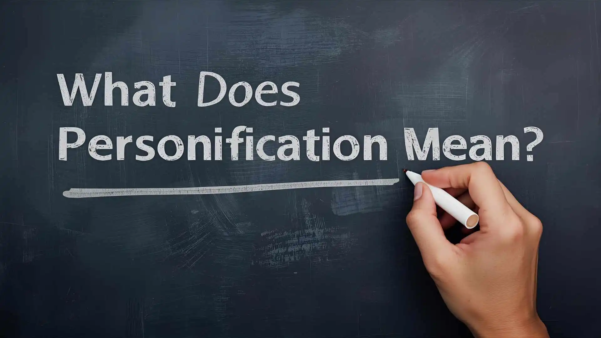 What Does Personification Mean