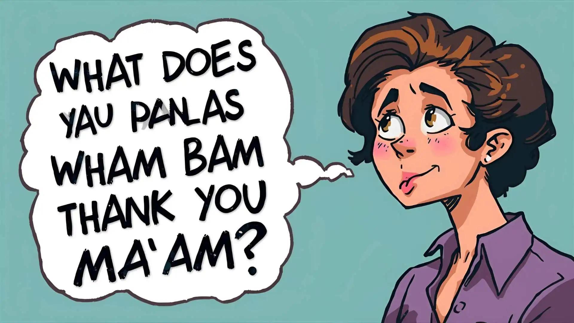 what does wham bam thank you ma'am mean